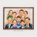 世界に一つの似顔絵ギフト【プレミアムタッチ】